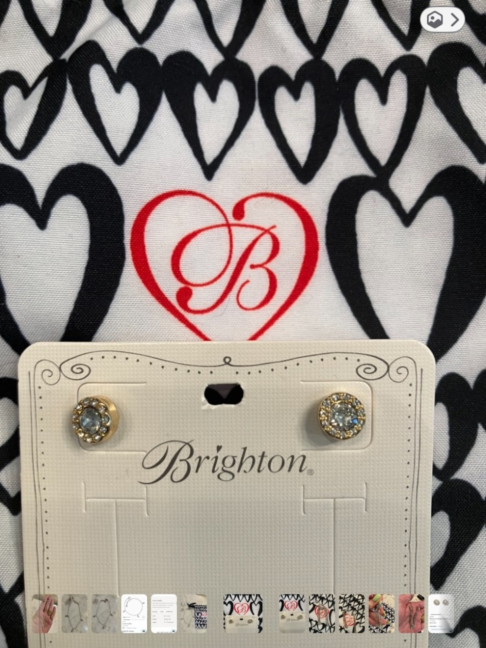 ❤️BRIGHTON ILLUMINA POST EARRINGS GOLD